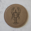 Load image into Gallery viewer, Lobster Coaster Set (Slate or Leatherette)