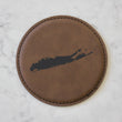 Load image into Gallery viewer, Long Island Coaster Set (Slate or Leatherette)