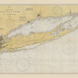 Load image into Gallery viewer, Long Island 1934 Nautical Chart Sherpa Fleece Blanket