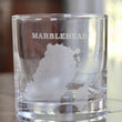Load image into Gallery viewer, Marblehead Map Engraved Glasses
