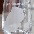 Load image into Gallery viewer, Marblehead Map Engraved Glasses