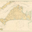 Load image into Gallery viewer, Martha's Vineyard Map 1920 - Nautical Chart Print - Paper | Canvas | Metal
