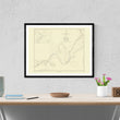Load image into Gallery viewer, Michigan Inland Route of Navigation Map 1955 - Nautical Chart Print - Paper | Canvas | Metal
