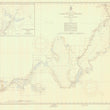 Load image into Gallery viewer, Michigan Inland Route of Navigation Map 1955 - Nautical Chart Print - Paper | Canvas | Metal