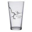 Load image into Gallery viewer, Mitchell Lake (AL) Map Engraved Glasses