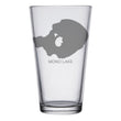 Load image into Gallery viewer, Mono Lake (CA) Map Engraved Glasses