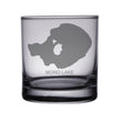 Load image into Gallery viewer, Mono Lake (CA) Map Engraved Glasses