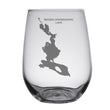 Load image into Gallery viewer, Moosleookmeguntic Lake Map Engraved Glasses