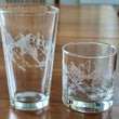 Load image into Gallery viewer, Mountain Range Engraved Glasses
