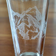 Load image into Gallery viewer, Mountain Range Engraved Glasses