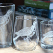 Load image into Gallery viewer, Mourning Dove Engraved Glasses