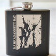 Load image into Gallery viewer, Narragansett Bay Engraved Stainless Steel Flask - 6 oz.