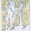 Load image into Gallery viewer, Narragensett Bay Map - 1997 - Nautical Chart Print - Paper | Canvas | Metal