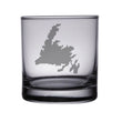 Load image into Gallery viewer, Newfoundland Map Engraved Glasses