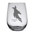 Load image into Gallery viewer, Newfound Lake Map Engraved Glasses