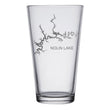 Load image into Gallery viewer, Nolin Lake (KY) Map Engraved Glasses