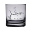 Load image into Gallery viewer, Nolin Lake (KY) Map Engraved Glasses