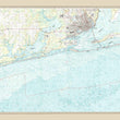 Load image into Gallery viewer, Orange Beach (AL) & Pensacola Nautical Chart Sherpa Fleece Blanket