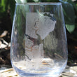 Load image into Gallery viewer, Ossabaw and St. Catherines Island Map Engraved Glasses