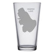 Load image into Gallery viewer, Ossipee Lake Map Engraved Glasses