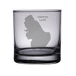 Load image into Gallery viewer, Ossipee Lake Map Engraved Glasses