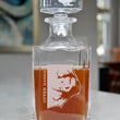Load image into Gallery viewer, Outer Banks Engraved Whiskey Decanter - 26oz Square Crystal Decanter with Stopper