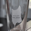 Load image into Gallery viewer, Pelee Island Map Engraved Glasses