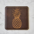 Load image into Gallery viewer, Pineapple Coaster Set (Slate or Leatherette)