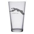 Load image into Gallery viewer, Rainbow Lake (Maine) Map Engraved Glasses