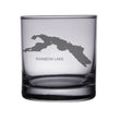 Load image into Gallery viewer, Rainbow Lake (Maine) Map Engraved Glasses
