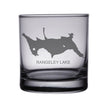 Load image into Gallery viewer, Rangeley Lake (Maine) Map Engraved Glasses