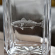 Load image into Gallery viewer, Redfish Engraved Whiskey Decanter - 26oz Square Crystal Decanter with Stopper