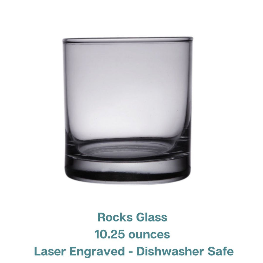 Striped Bass Engraved Glasses