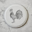 Load image into Gallery viewer, Rooster Coaster Set (Slate or Leatherette)