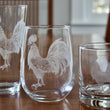 Load image into Gallery viewer, Rooster Engraved Glasses