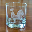 Load image into Gallery viewer, Rooster Engraved Glasses