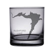 Load image into Gallery viewer, Rushford Lake (NY) Map Glasses