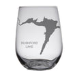 Load image into Gallery viewer, Rushford Lake (NY) Map Glasses
