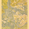 Load image into Gallery viewer, Edisto - South Carolina Map 1919- Nautical Chart Print - Paper | Canvas | Metal