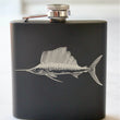 Load image into Gallery viewer, San Juan Islands Engraved Stainless Steel Flask - 6 oz.