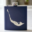 Load image into Gallery viewer, Sanibel & Captiva Islands Engraved Stainless Steel Flask - 6 oz.