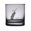 Load image into Gallery viewer, Saratoga Lake (NY) Map Engraved Glasses