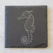Load image into Gallery viewer, Seahorse Coaster Set (Slate or Leatherette)