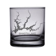 Load image into Gallery viewer, Shasta Lake (CA) Map Engraved Glasses
