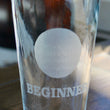 Load image into Gallery viewer, Ski Trail Symbol Engraved Glasses - Beginner