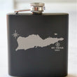 Load image into Gallery viewer, St. Croix Engraved Stainless Steel Flask - 6 oz.