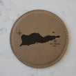 Load image into Gallery viewer, St Croix Coaster Set (Slate or Leatherette)