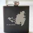 Load image into Gallery viewer, St. Maarten Engraved Stainless Steel Flask - 6 oz.