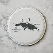 Load image into Gallery viewer, St Thomas Coaster Set (Slate or Leatherette)