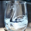 Load image into Gallery viewer, Swan Engraved Glasses
